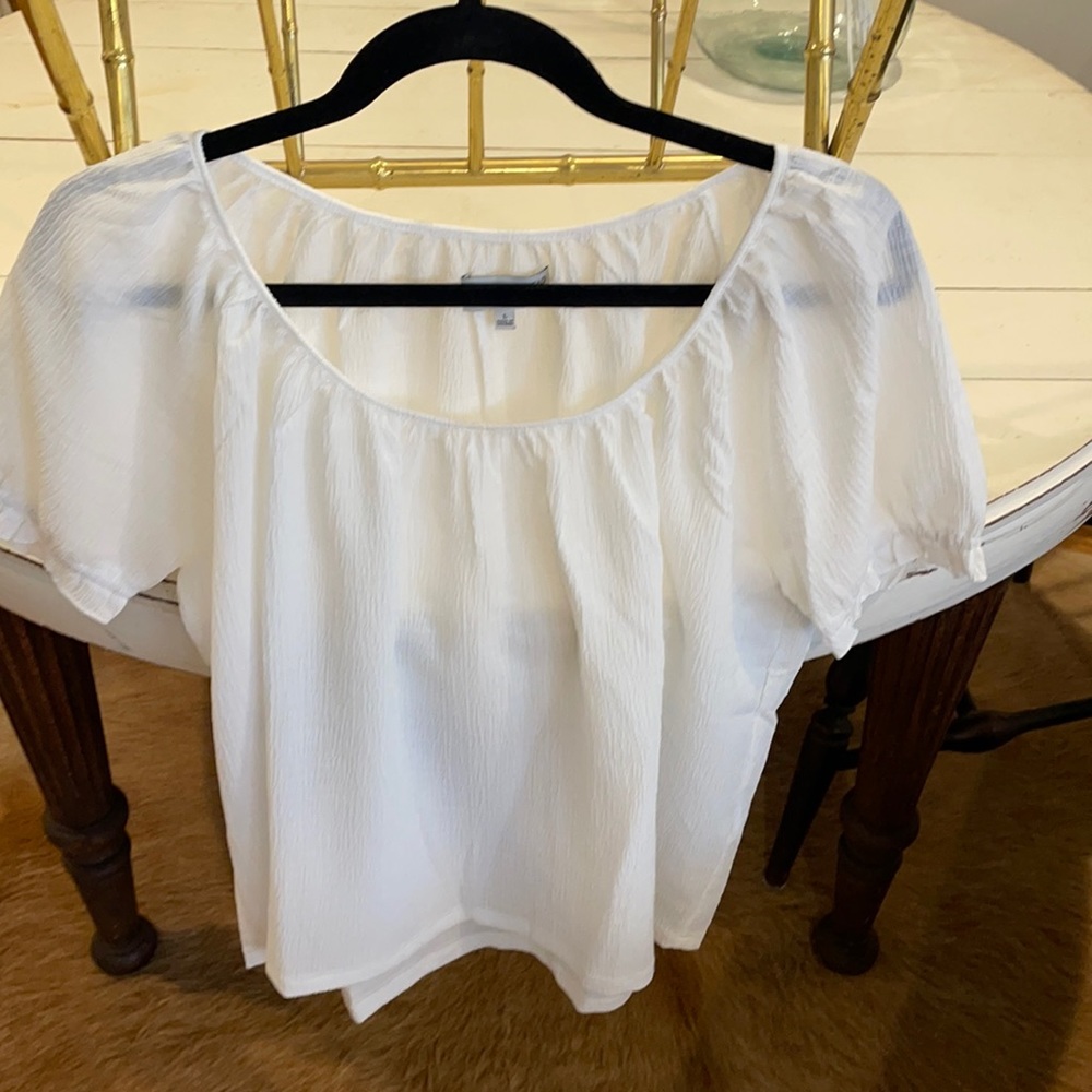 Madewell white top